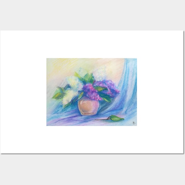 Lilacs in pastels Wall Art by Anthropolog